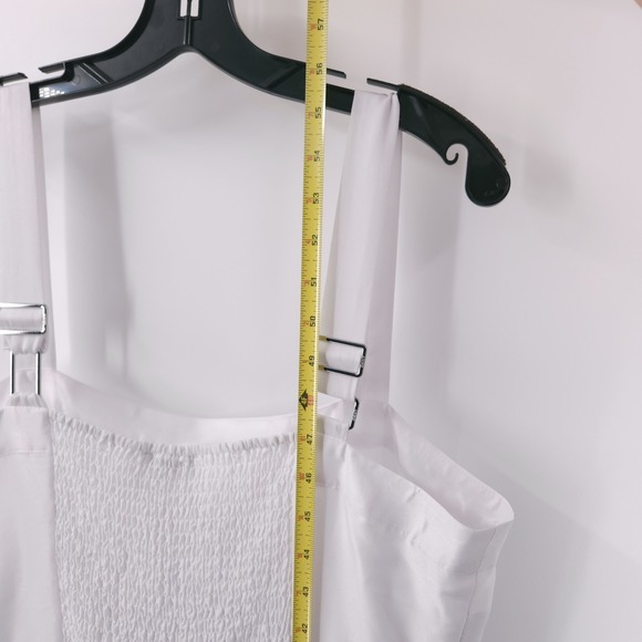 DKNY Sleeveless Printed Satin Maxi Dress Seafoam Ombre Adjustable Strap Womens L - Picture 10 of 10